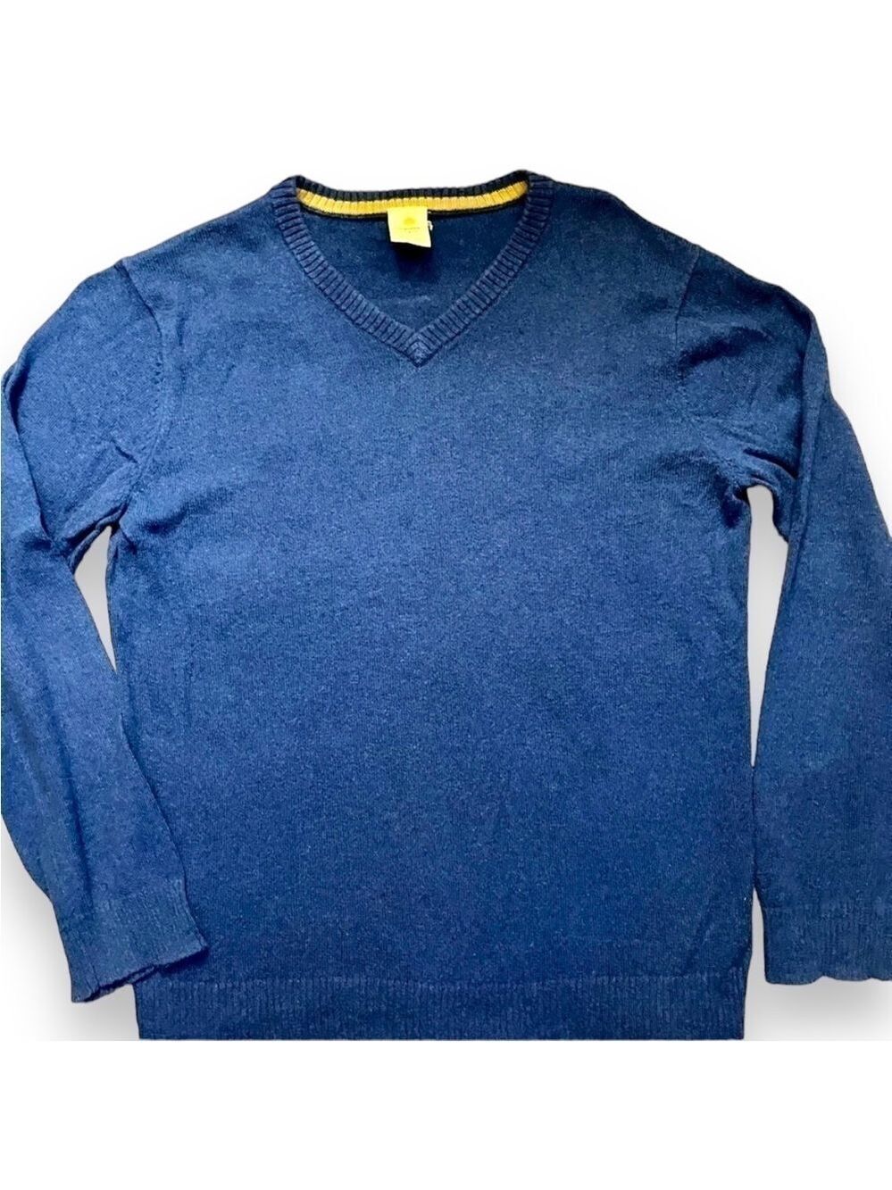 TUCKER + Tate blue V neck sweater size M (10-12)